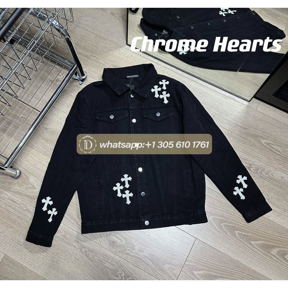 Chrome Hearts Denim Jacket Black M-XL [Model_16163449] - $139.00 ...